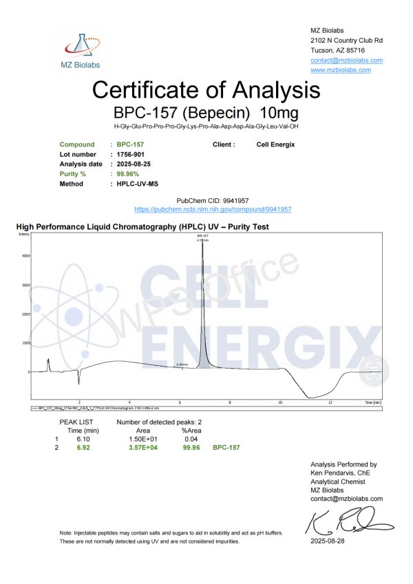 BPC-157 10mg | Amber Edition - Image 4